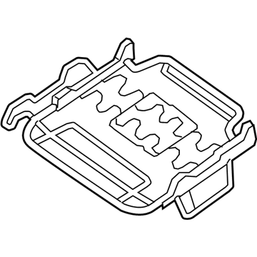 Nissan 89351-4BA0A Frame Assy-Cushion, 3RD Seat LH