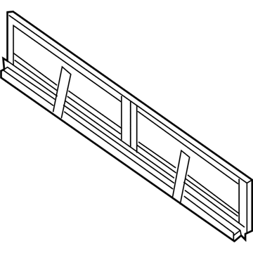 Nissan 84912-4BA0A Carpet-Luggage Floor, Front
