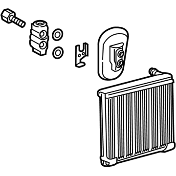 Toyota 88501-F4020 Evaporator Core