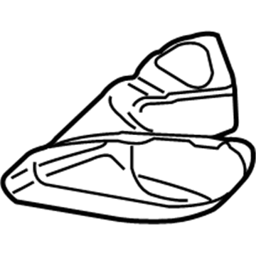 BMW 51-11-7-895-743 Front Left Brake Air Duct