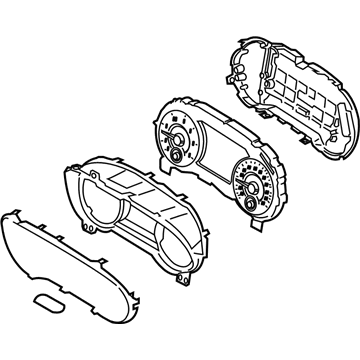 Kia 94011J5501 Cluster Assembly-INSTRUM