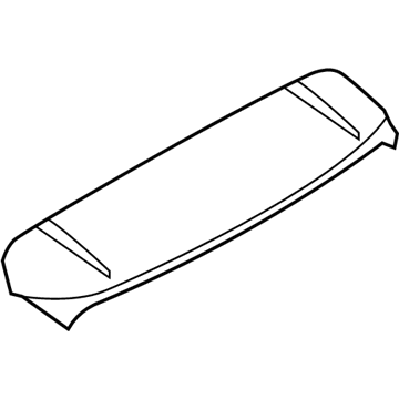 BMW 51-62-7-273-446 Rear Spoiler With Aerial, Primed