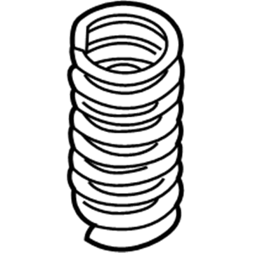 BMW 33-53-1-096-095 Coil Spring, Rear