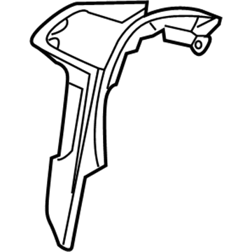 Honda 78515-TE0-A11ZA Garnish, L. *NH609L* (UH SILVER)