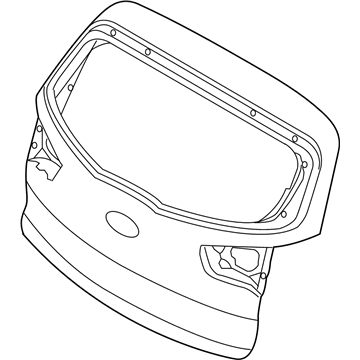 Kia 737003W010 Panel Assembly-Tail Gate