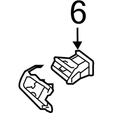 Kia 84790G5000CE1 Garnish Assembly-Crash Pad Center