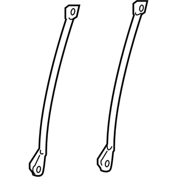 Ford XF2Z-16410A07-AAA Pillar Molding