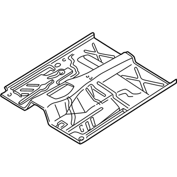 Nissan 74312-8Z530 Floor-Front