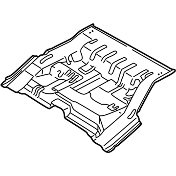 Nissan 74510-9Z331 Floor-Rear, Front