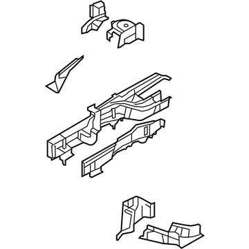 Ford 8T4Z-16054-B Apron/Rail Assembly