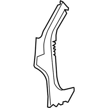 Toyota 61023-12400 Inner Hinge Pillar