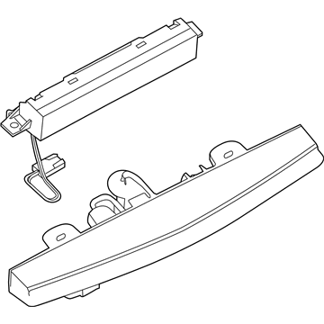 Nissan 26590-3SG6A Stop Lamp Assembly-High Mounting