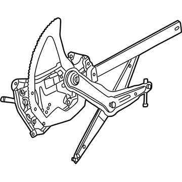 BMW 51-33-8-410-553 Front Left Door Window Regulator