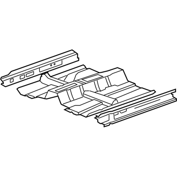 Acura 65100-TL2-A00ZZ Floor, Front