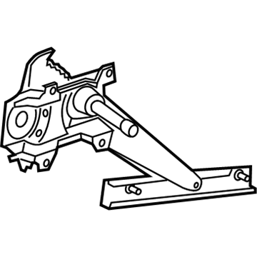 GM 16830445 Rear Side Door Window Regulator Assembly