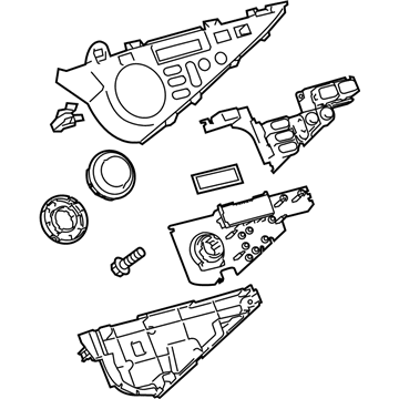 Toyota 55900-52740 Dash Control Unit