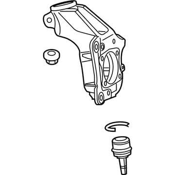 Mopar 4877827AF Front Knuckle Left