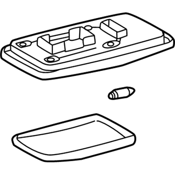 Toyota 63650-0W021-B2 Dome Lamp Assembly