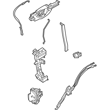 Ford NZ6Z-E219A65-A LATCH