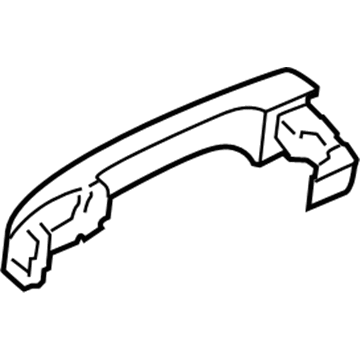 Kia 82651A9000 Door Outside Handle Assembly
