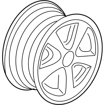 Honda 42700-SDR-A93 Disk, Aluminum Wheel (16X6 1/2Jj)