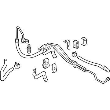 Infiniti 49710-CG000 Power Steering Hose & Tube Set