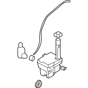 Kia 986102G001DS Washer Reservoir & Pump Assembly