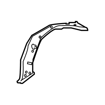 Infiniti 75515-1MA0A Member-Rear Side Rear, LH