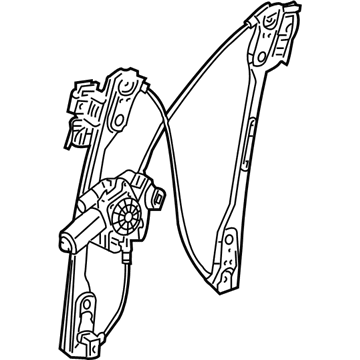 Mopar 5065475AE Window Regulator Front Left