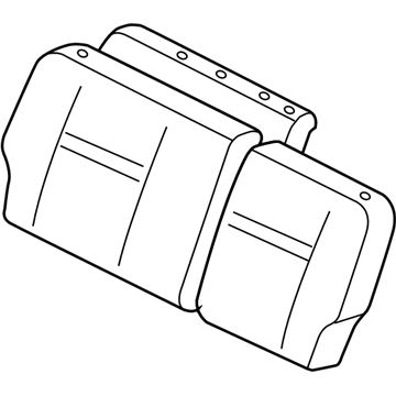 Toyota 71603-52D20-B0 Seat Back Pad