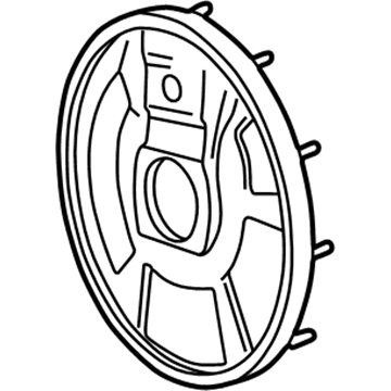 GM 14056175 Plate, Rear Brake Backing