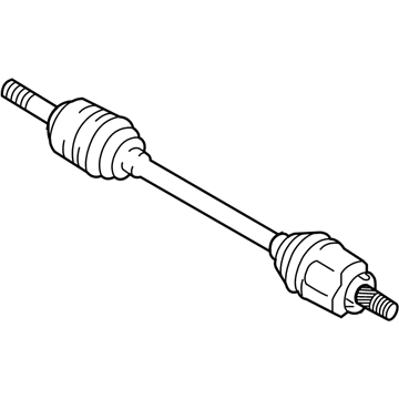 Infiniti 39101-JK500 Shaft Assy-Front Drive, LH