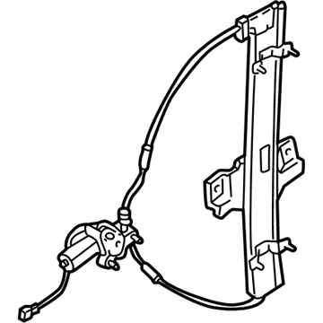 Kia 0K2A358560C Regulator Assembly-Front Door
