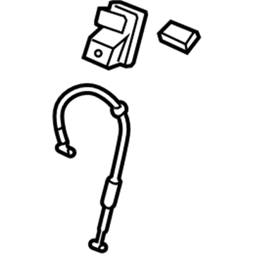Acura 82243-STX-A01ZA Lever, Rear Seat Reclining (Graphite Black)