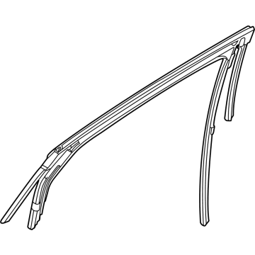 Ford LJ8Z-5825766-A RUN - DOOR GLASS