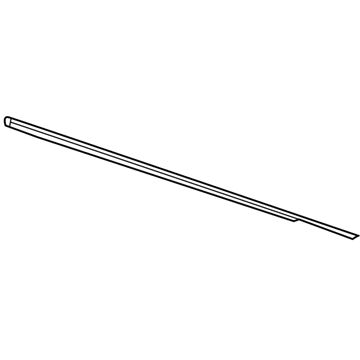 Nissan 82820-3TA0A Moulding-Rear Door Outside, RH