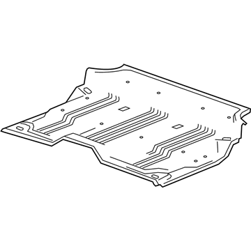 GM 23491833 Center Floor Pan