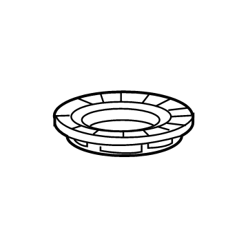 Honda 51402-TET-H01 Rubber, R. FR. Spring Mount (Upper)
