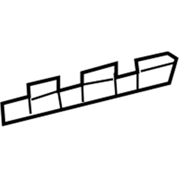 Kia 866523R500 Guard-Bumper, R, RH