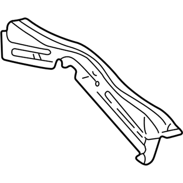 Lexus 57461-51010 Member Sub-Assy, Rear Floor Cross