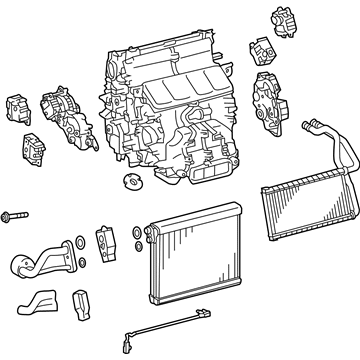 Lexus 87050-53181 Radiator Assembly, Air C