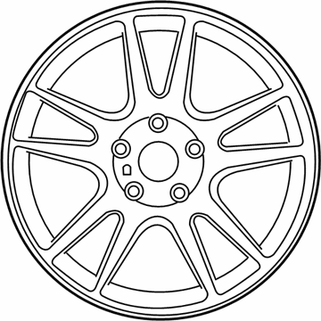 Infiniti D0300-JK300 Wheel Front Rim