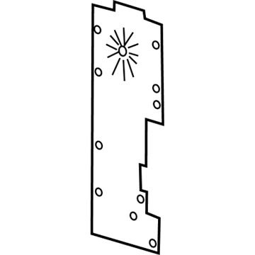 GM 23419647 Baffle