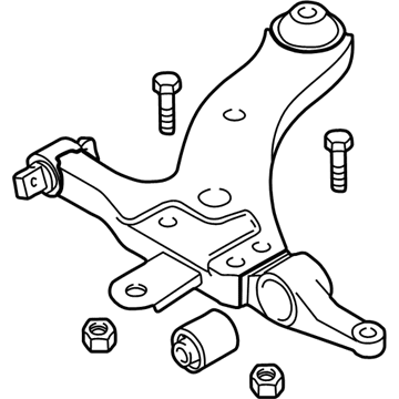 Hyundai 54501-38620 Arm Complete-Front Lower, RH