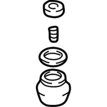 Hyundai 54403-38A00 Ball Joint Kit-Suspension Upper Arm Front