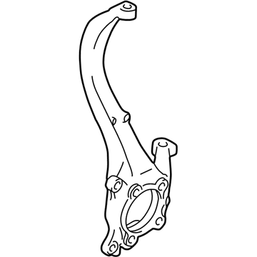 Hyundai 51716-38100 Knuckle-Front Axle, RH