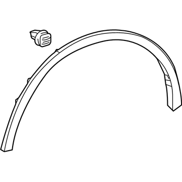 Toyota 75602-F4010 Wheel Opening Molding