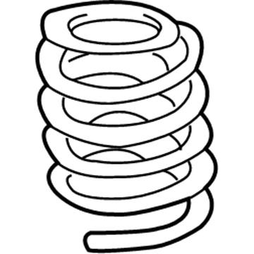 Mopar 52855257AA Rear Coil Spring