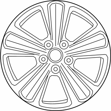 Lexus 42611-76310 Wheel, Disc