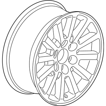 GM 9598481 Wheel, Alloy